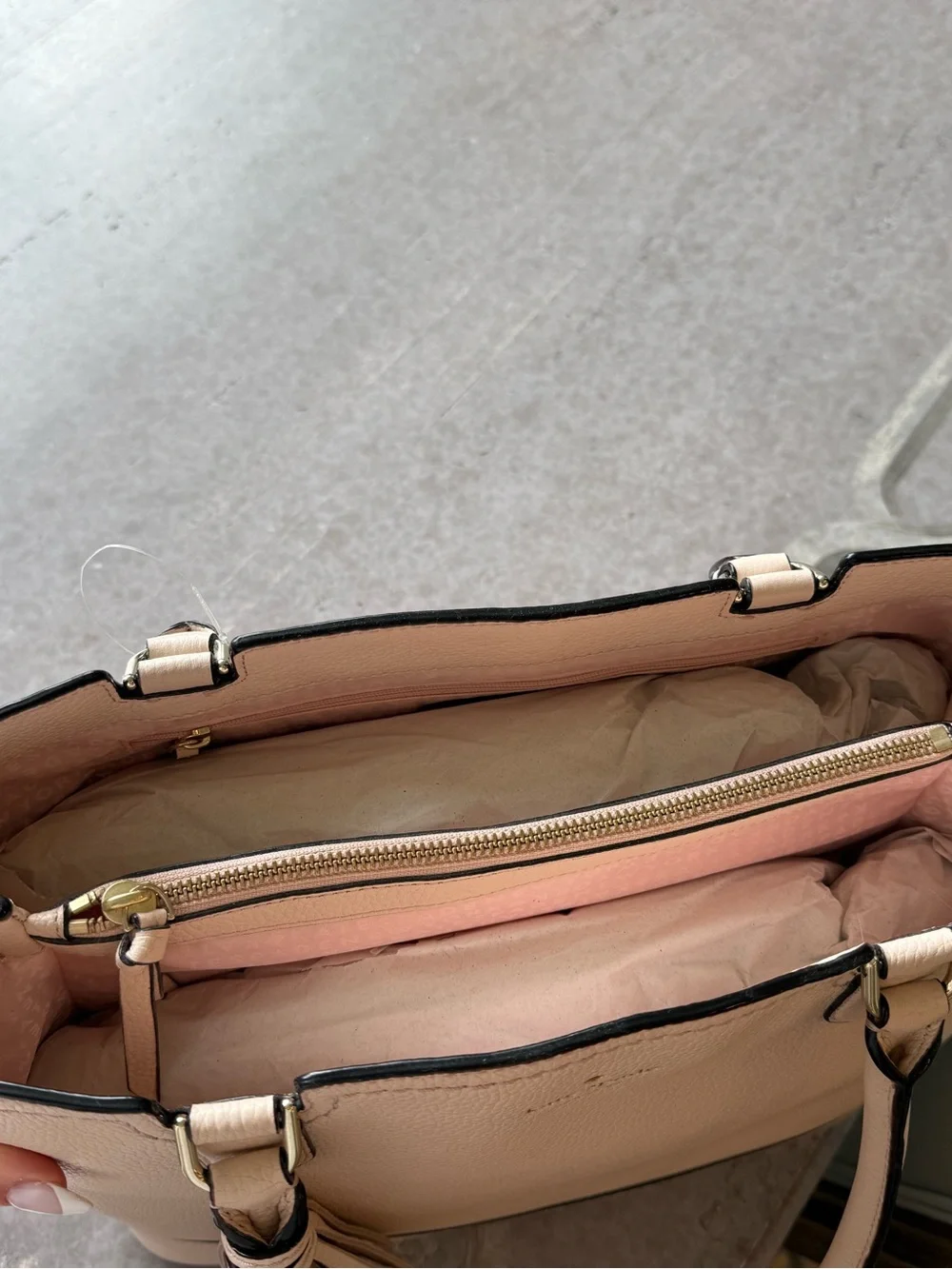 kate spade structured pebbled